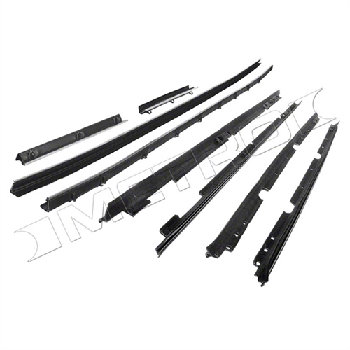 Window Sweeper Kit for Convertible with Standard Interior. 8-Piece Kit WNDW WTHRSTRP 68-69 CAMARO CONVERTIBLE STANDARD INTERIOR